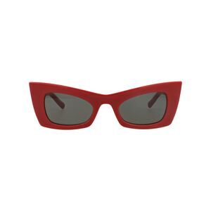 Saint Laurent Cat Eye-Frame Bio Injection Sunglasses Red Womens